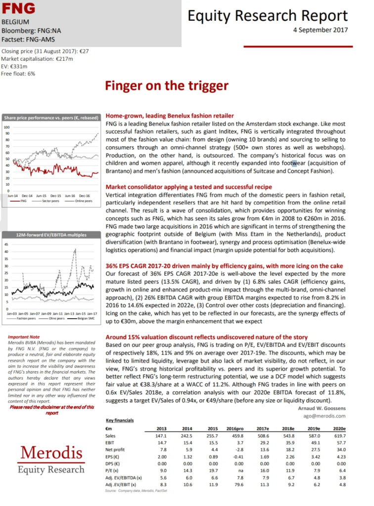 equity research report