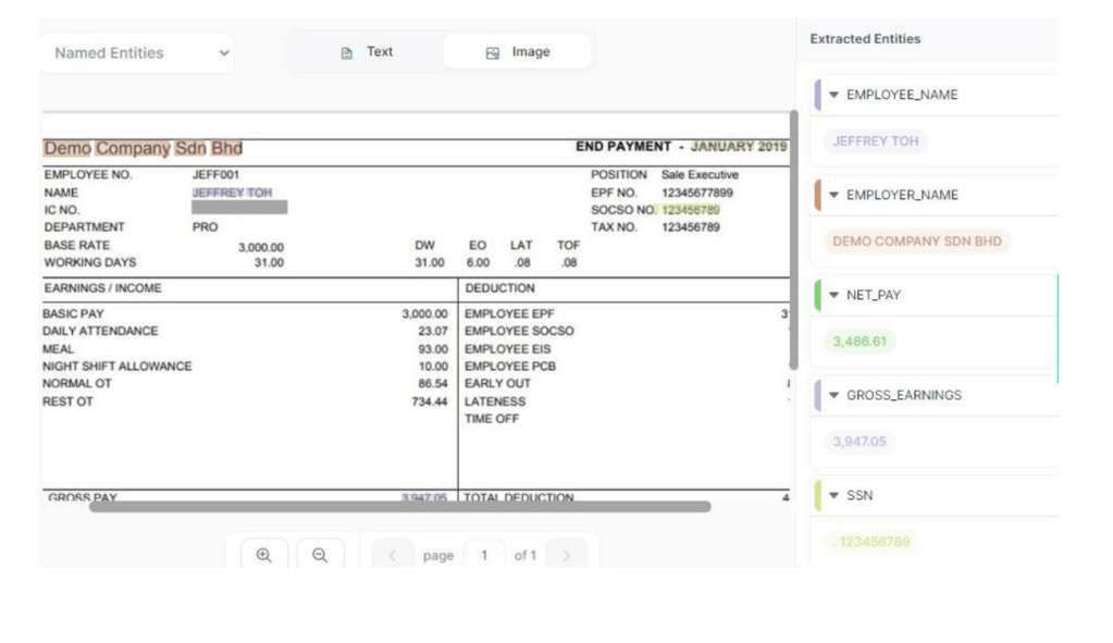 statement extraction