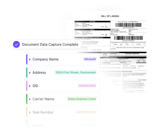 Effortless Extraction for Complex Supply Chain Documents​