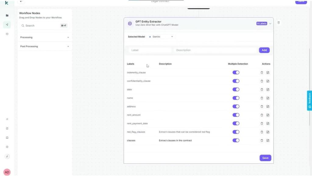 AI-powered billing workflow